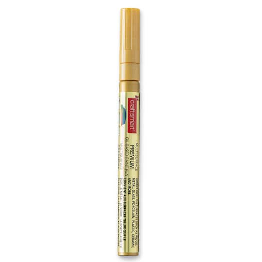 Metallic Fine Tip Multi-Surface Premium Oil-Based Paint Pen by Craft Smart